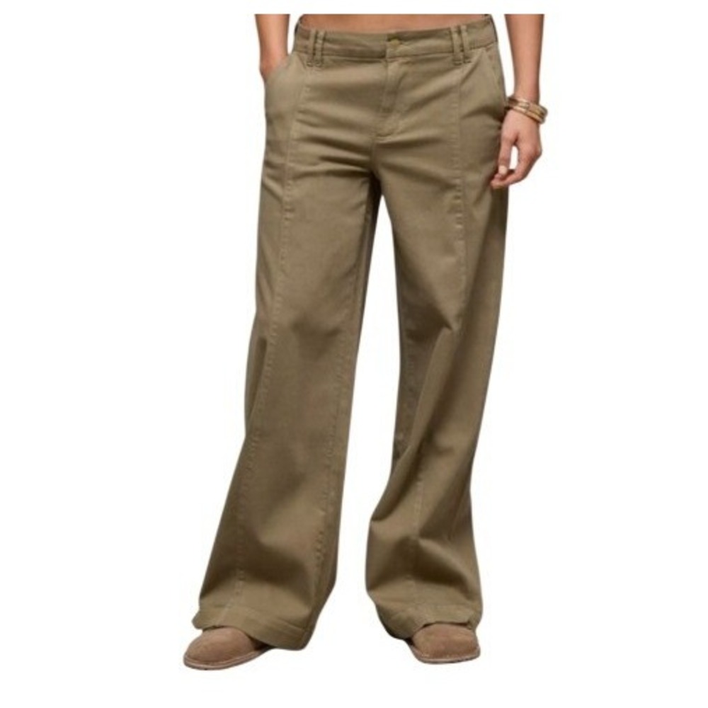 American Eagle Womens 00 Convertible Trouser Jeans Wide Leg in Dark Waves